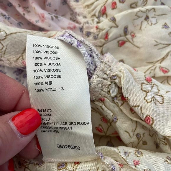 Free People Lost in you floral tunic mini dress - Picture 15 of 15